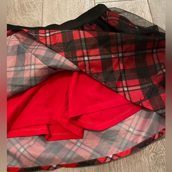 Girls Plaid Skirt size large 10/12/ Christmas - Picture 3 of 5